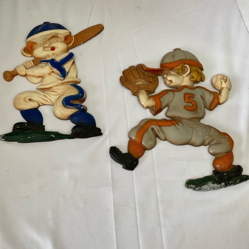 Sexton Metal Baseball Wall Decor (EO)